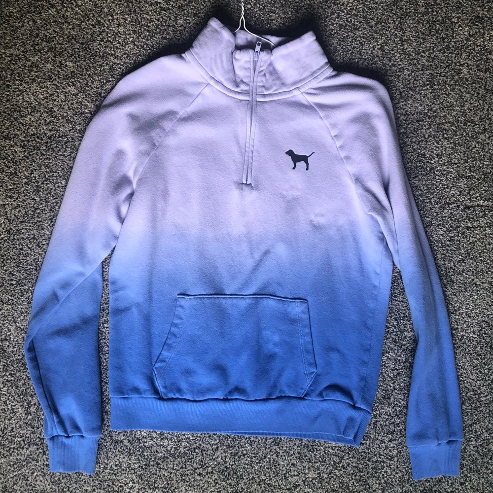 Pink quarter zip